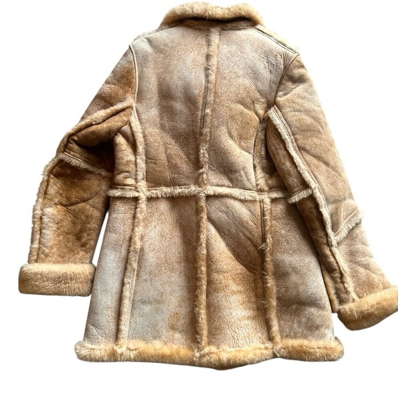 Vintage shearling Marlboro man coat Size 42 Size Large - Picture 3 of 8